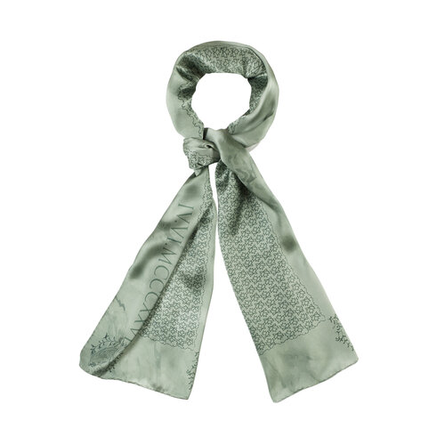 وشاح رقبة حرير ساتان ورق الشجر موديل 07