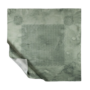 ipekevi - ايشارب حرير تويل ورق الشجر موديل 08