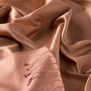 Cinnamon Reversible Silk Scarf - Thumbnail