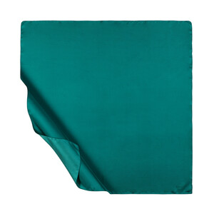  Clover Green Plain Silk Twill Scarf - Thumbnail