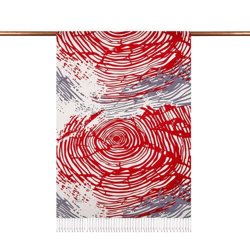 Colorful Zebra Print Silk Scarf Model 02