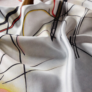 ipekevi - Composition VIII Silk Twill Scarf (1)