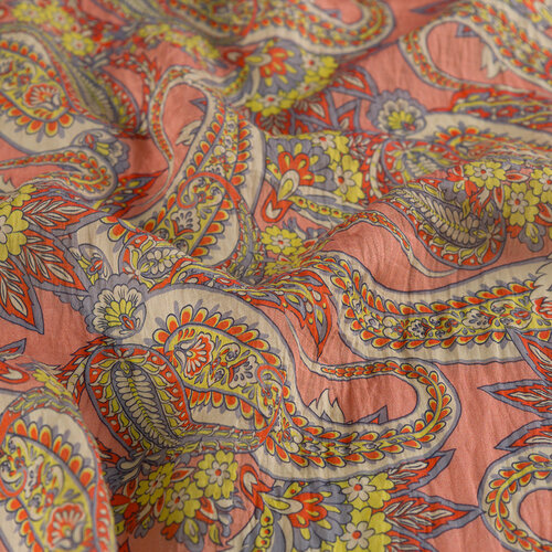 Copper Armoni Print Tencel Scarf