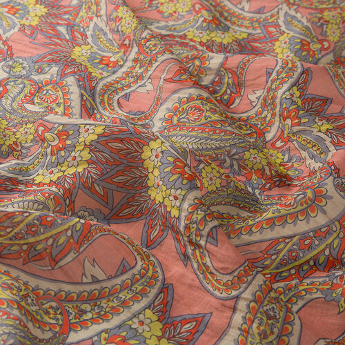 Copper Armoni Print Tencel Scarf
