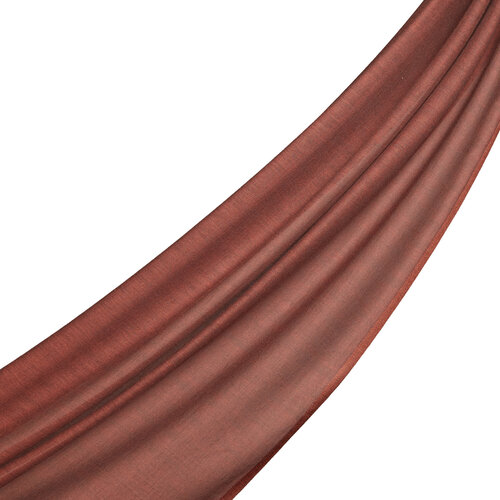 Copper Bordered Modal Silk Scarf