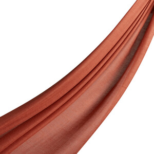 Copper Cashmere Wool Silk Prime Scarf - Thumbnail