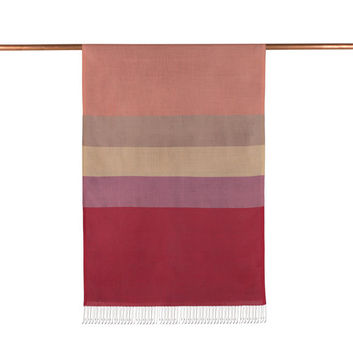 Copper Kushak Striped Silk Scarf