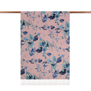 ipekevi - Copper Leaf Vine Print Silk Scarf (1) ipekevi - Copper Leaf Vine Print Silk Scarf (1)