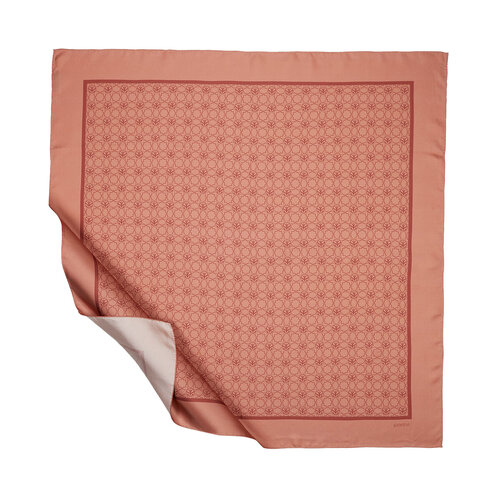 Copper Mini Seljuk Monogram Silk Twill Scarf