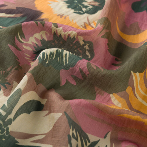 Copper Nihavent Print Tencel Scarf