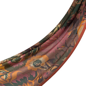ipekevi - Copper Nihavent Print Tencel Scarf