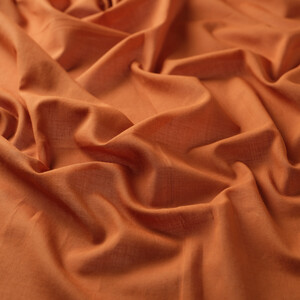 Copper Plain Cotton Scarf - Thumbnail