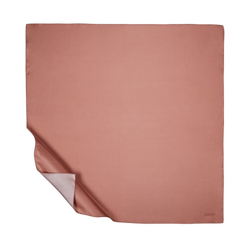 Copper Plain Silk Twill Scarf