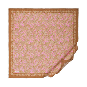 Copper Powder Mezopotamya Model 06 Print Tencel Scarf - Thumbnail