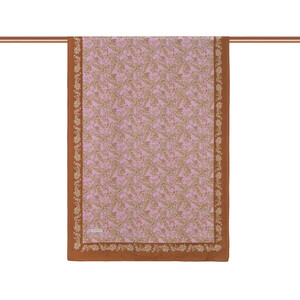 Copper Powder Mezopotamya Model 06 Print Tencel Scarf - Thumbnail