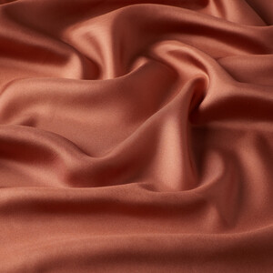 Copper Red Frame Silk Twill Scarf - Thumbnail