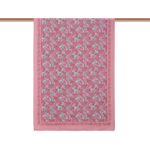 Coral Mezopotamya Model 06 Print Tencel Scarf