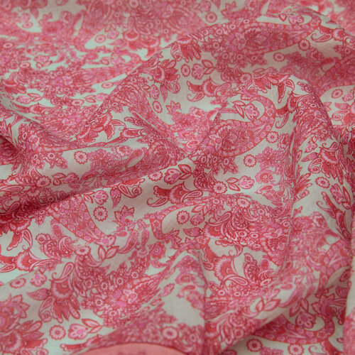 Coral Mezopotamya Model 06 Print Tencel Scarf