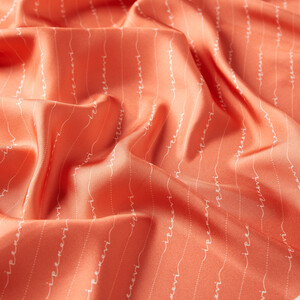 ipekevi - Coral Signature Silk Twill Scarf (1)