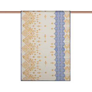 Cream Carpet Essence Cotton Scarf - Thumbnail