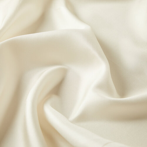 Cream Frame Silk Twill Scarf