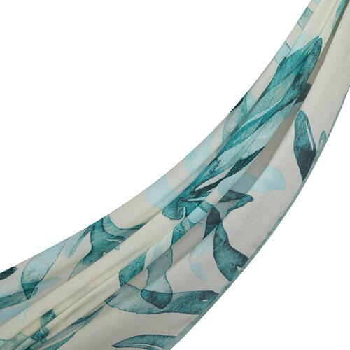 Cream Palmaria Cotton Scarf