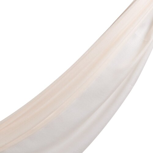 Cream Plain Modal Scarf