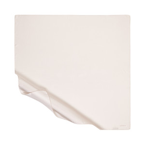 Cream Plain Silk Twill Scarf - Thumbnail