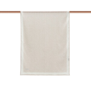 Cream Polka-Dot Cotton Scarf - Thumbnail