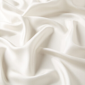 Cream Signature Silk Twill Scarf - Thumbnail