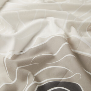 ipekevi - Cream Wind Rose Cotton Scarf (1)