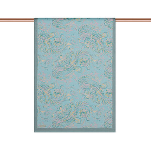 ipekevi - Cyan Breeze Print Tencel Scarf (1)