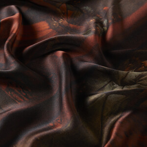 Dancing Dervishes Satin Silk Pocket Square - Thumbnail