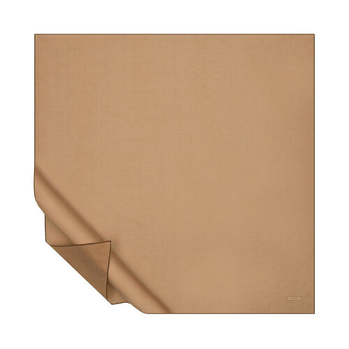 Dark Beige Plain Cotton Scarf