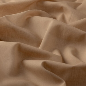 ipekevi - Dark Beige Plain Cotton Scarf (1)