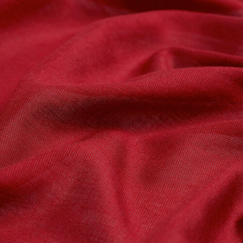 Dark Burgundy Plain Cotton Silk Shawl