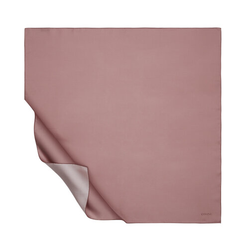 Dark Copper Plain Silk Twill Scarf