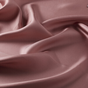 Dark Copper Plain Silk Twill Scarf - Thumbnail