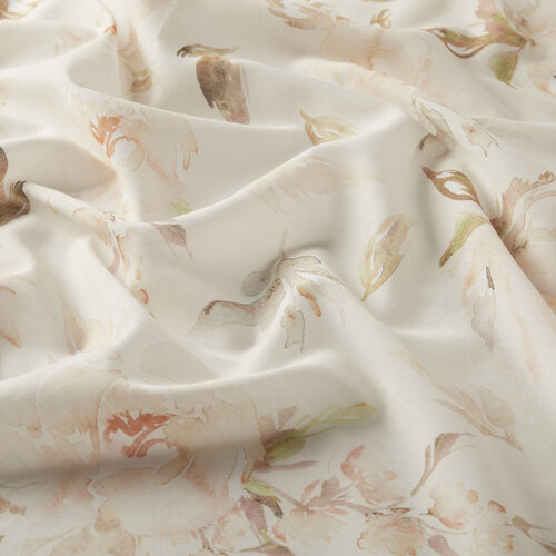 Dark Cream Indian Rose Cotton Scarf