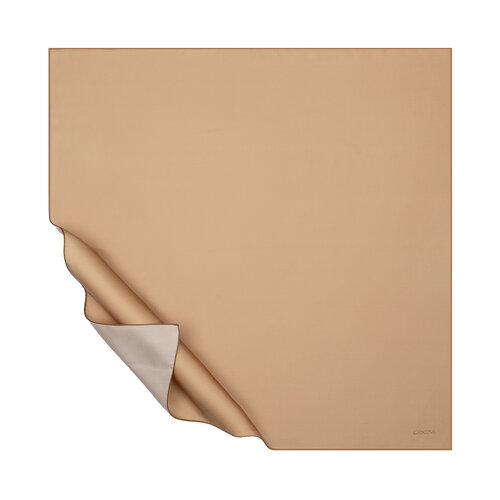 Dark Gold Plain Silk Twill Scarf