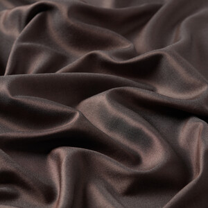 Dark Grey Reversible Silk Scarf - Thumbnail