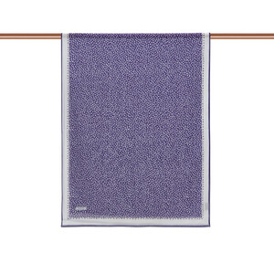 Dark Indigo Polka-Dot Cotton Scarf - Thumbnail