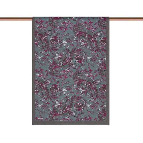 Dark Menthol Breeze Print Tencel Scarf