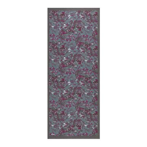 Dark Menthol Breeze Print Tencel Scarf