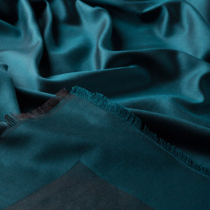 ipekevi - Dark Menthol Reversible Silk Scarf (1)