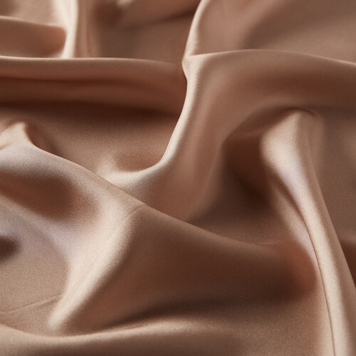 Dark Mink Frame Silk Twill Scarf