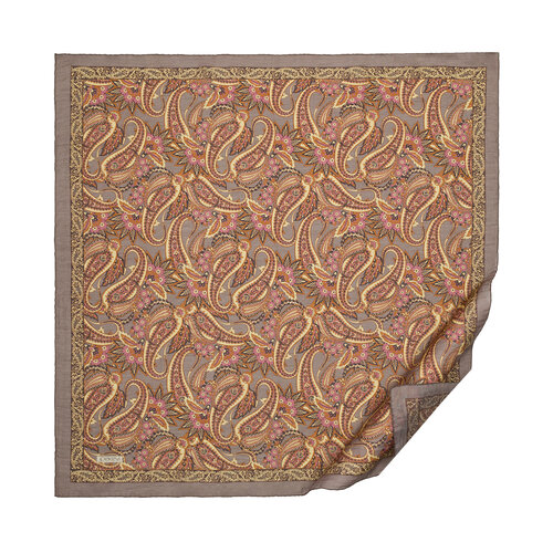 Dark Stone Armoni Print Tencel Scarf