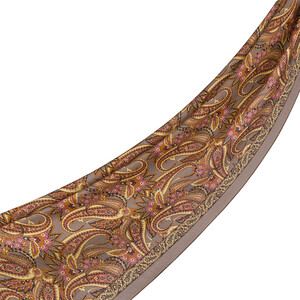 Dark Stone Armoni Print Tencel Scarf - Thumbnail