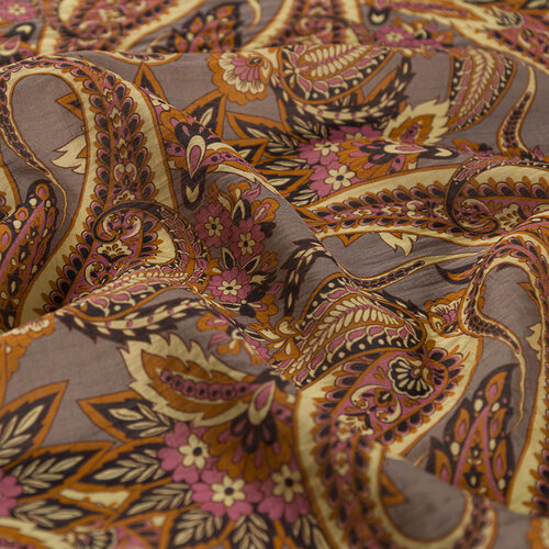 Dark Stone Armoni Print Tencel Scarf