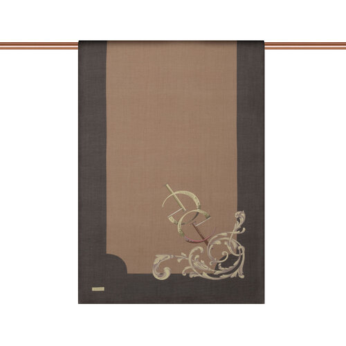 Dark Stone Baroque Signature Tencel Scarf